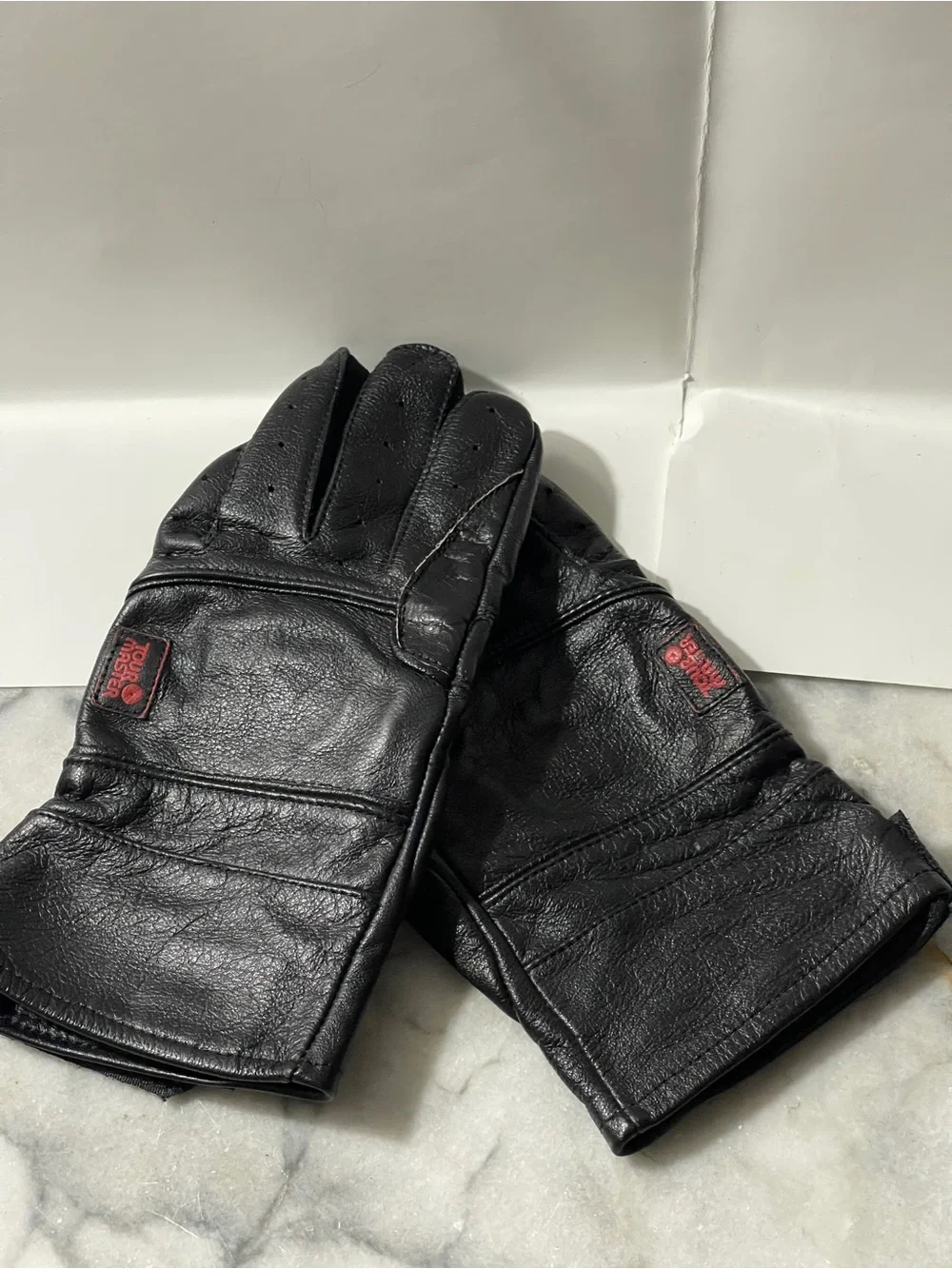 Tour Master Leather Motorcycle Gloves Women’s Size S